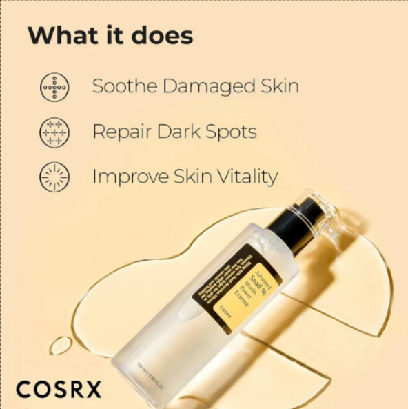 COSRX Advance Snail 96 Mucin Power Essence: Ultimate Hydration & Repair 100ml