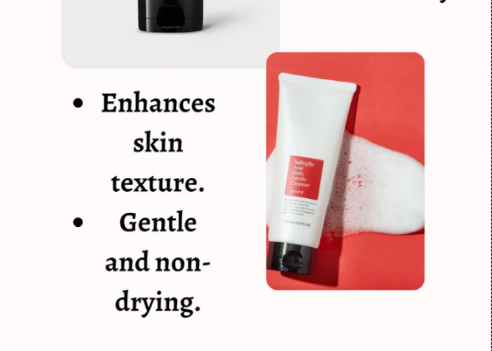 COSRX Salicylic Acid Daily Gentle Cleanser 150ml – Clarifying & Soothing for Clearer Skin