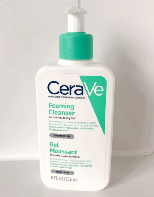 Cerave Foaming Facial Cleanser – 236ml Bottle for Deep Cleansing