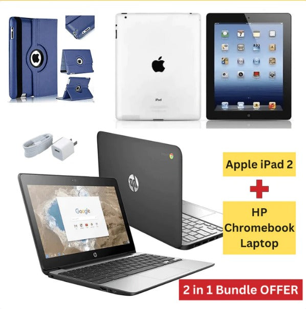 Apple Ipad 2 with Hp chromebook Bundle Offer