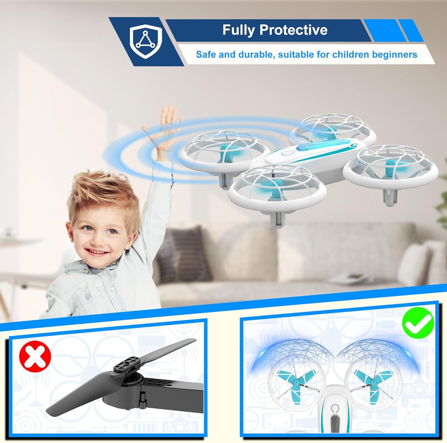 Wipkviey T18 Mini Drone for Kids