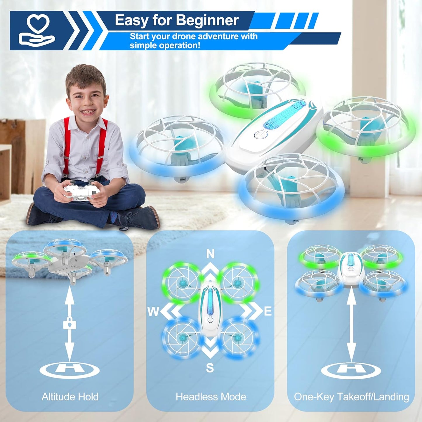Wipkviey T18 Mini Drone for Kids