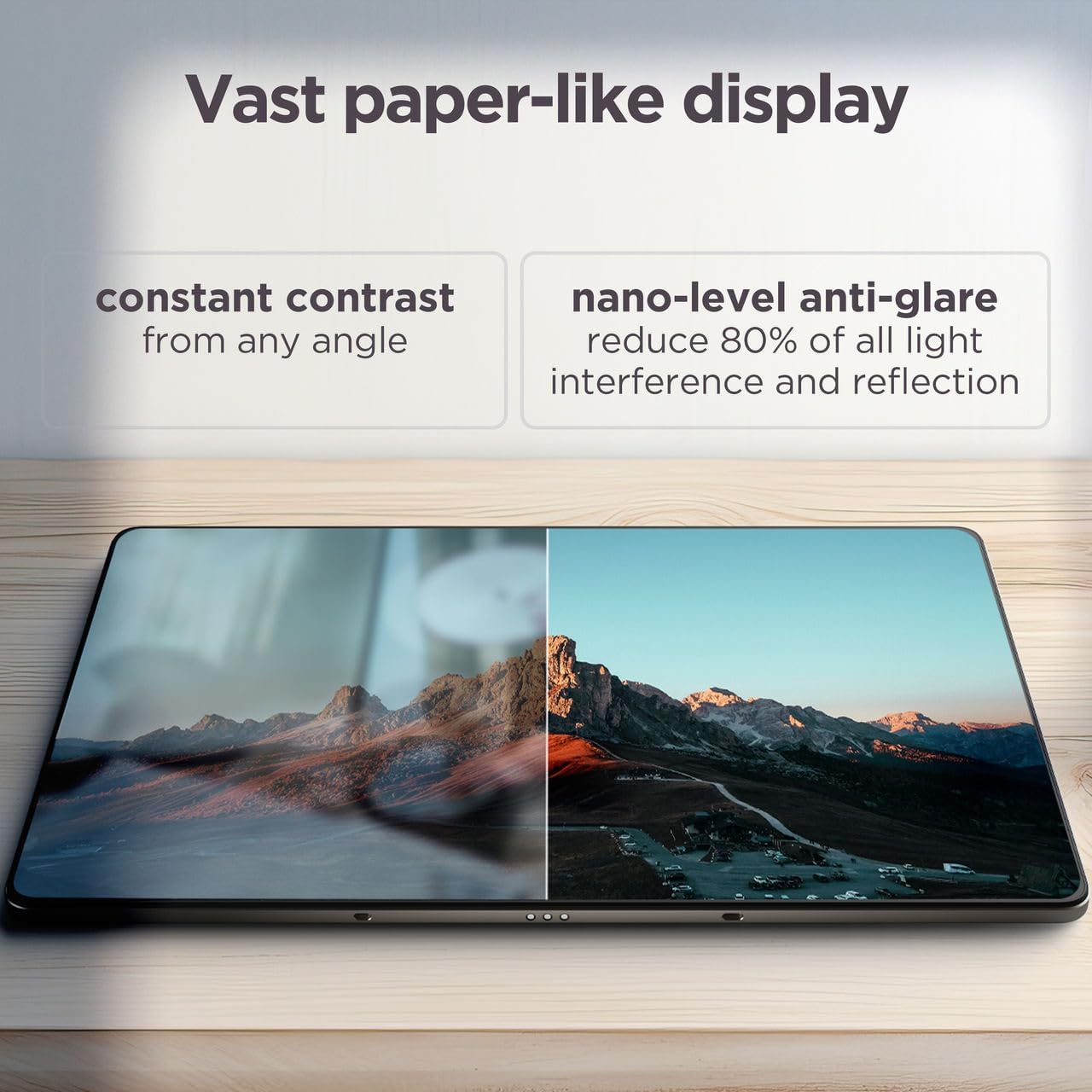 Lenovo Tab P12 with Matte Display with Folio Cover+Pen, 12.7" 3K Paper Like Touch Display