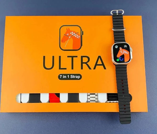 7 Strap Ultra 8 Smart Watch [ 5 box ]