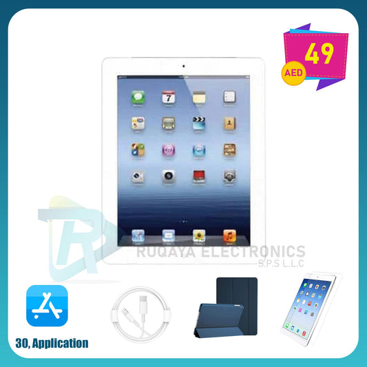Apple iPad 2 16 GB, 30 Application Installation, iPad2 cover, iPad2 protector and cable