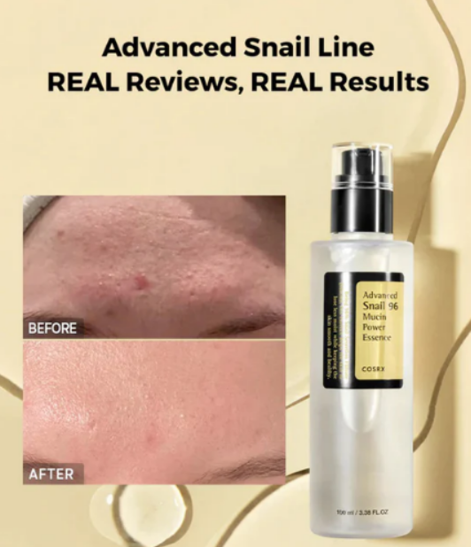COSRX Advance Snail 96 Mucin Power Essence: Ultimate Hydration & Repair 100ml
