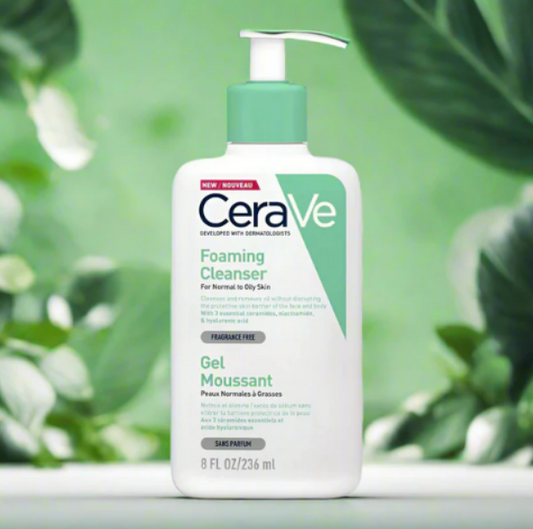Cerave Foaming Facial Cleanser – 236ml Bottle for Deep Cleansing