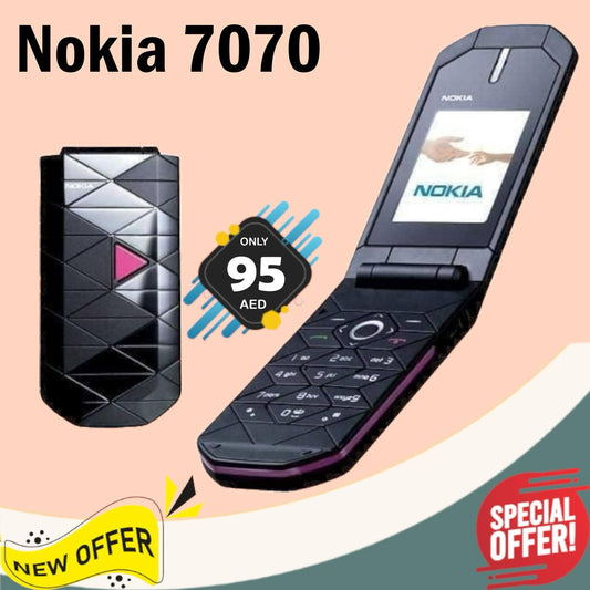Nokia 7070 Flip Phone Antique Design