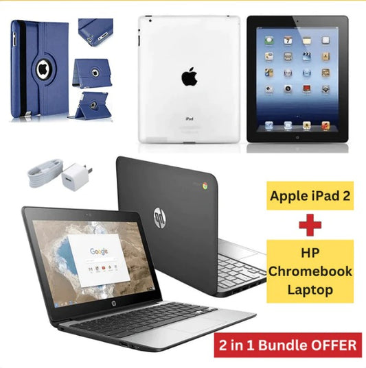 Apple Ipad 2 with Hp chromebook Bundle Offer