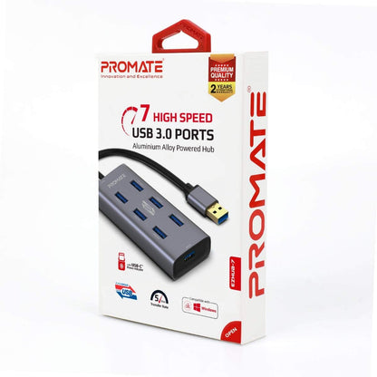 Promate 7 Port USB 3.0 Hub