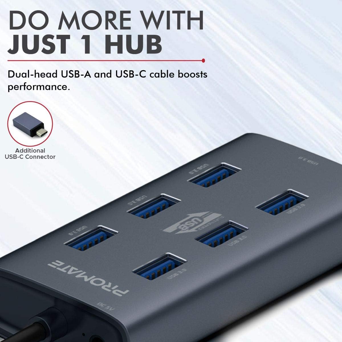 Promate 7 Port USB 3.0 Hub