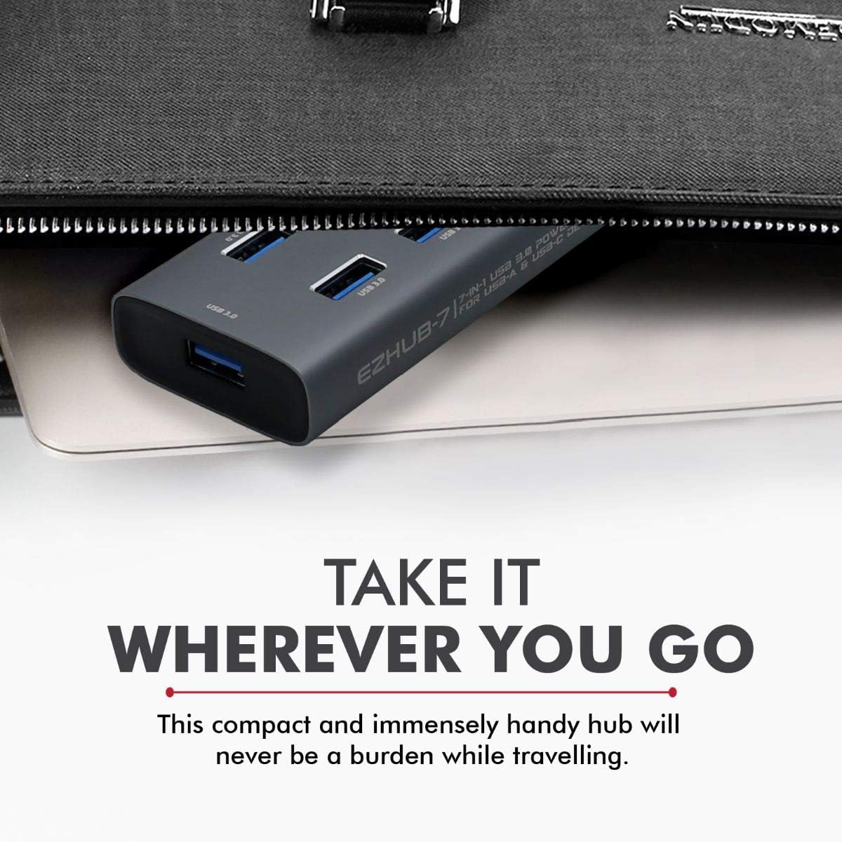 Promate 7 Port USB 3.0 Hub
