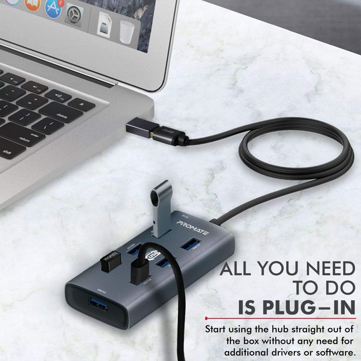 Promate 7 Port USB 3.0 Hub