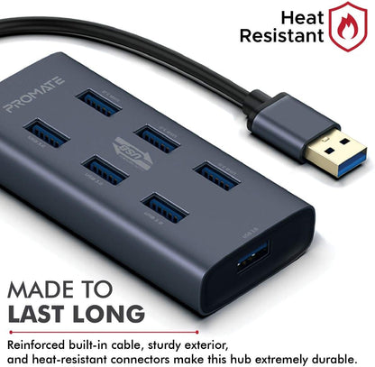 Promate 7 Port USB 3.0 Hub