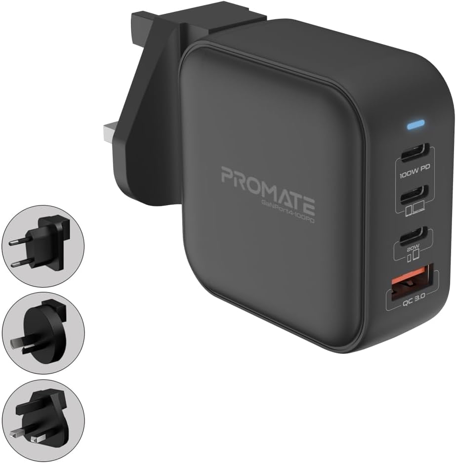 Promate GaN USB-C Charger