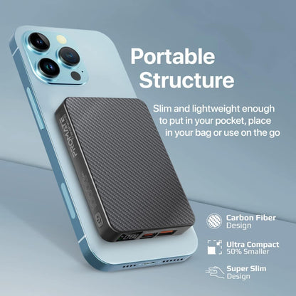 Promate iPhone 15 Magnetic Wireless Power Bank