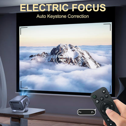 WTONISY LED Projector [ Android 11.0/Electric focus]