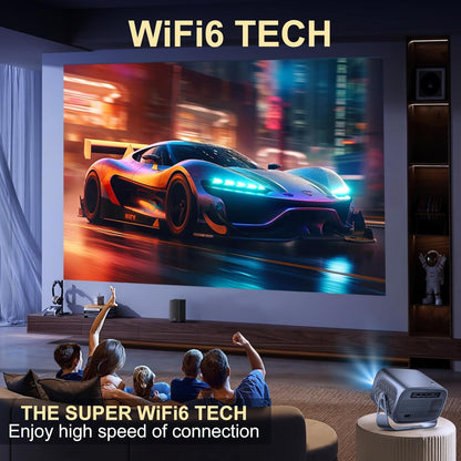 WTONISY LED Projector [ Android 11.0/Electric focus]
