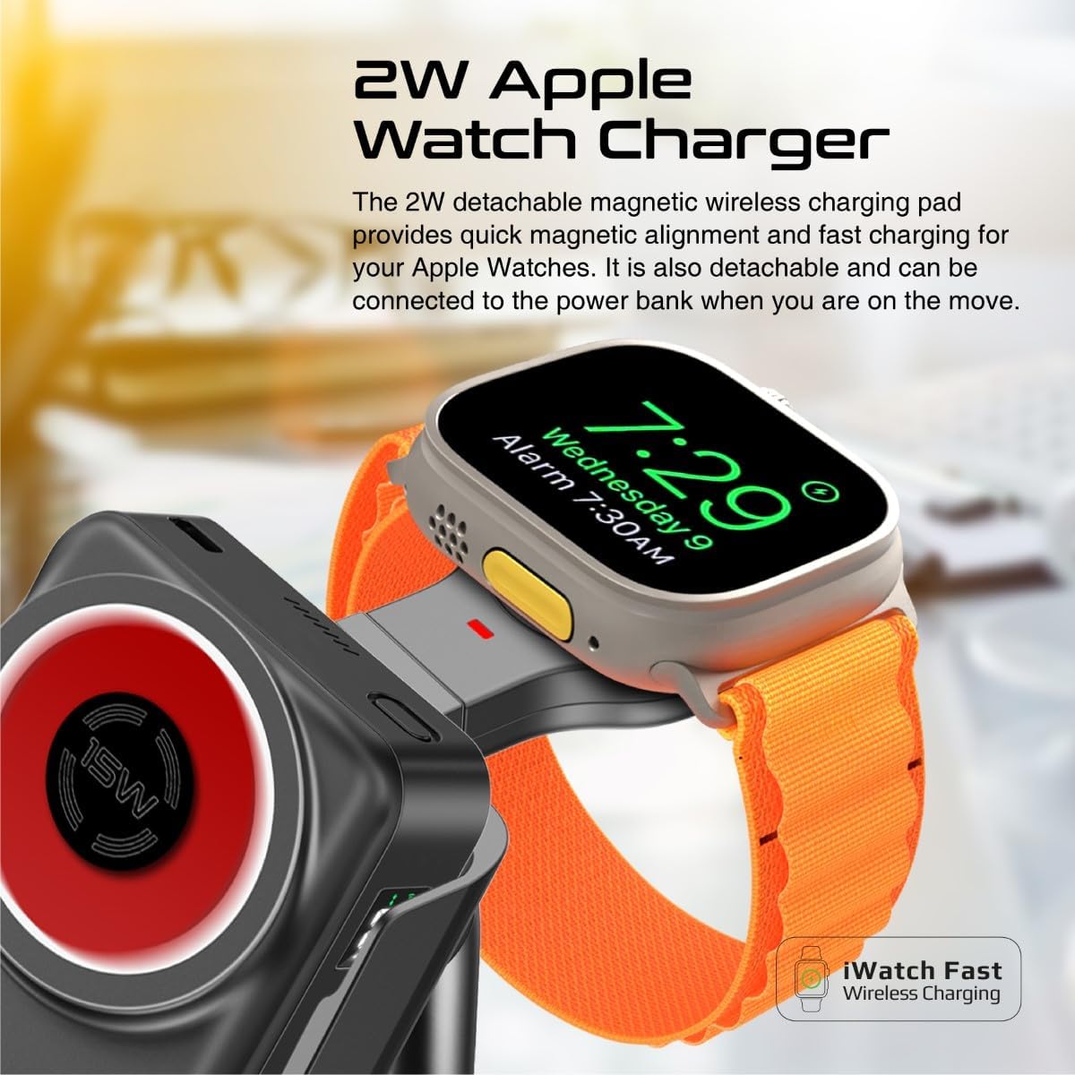 Promate Charging Station with Detachable 10000mAh Power Bank