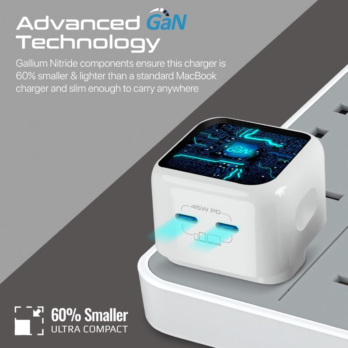 Promate iPhone 15 GaN USB-C Charger