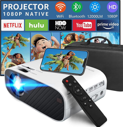 TDOO 4K 1080P WiFi Projector