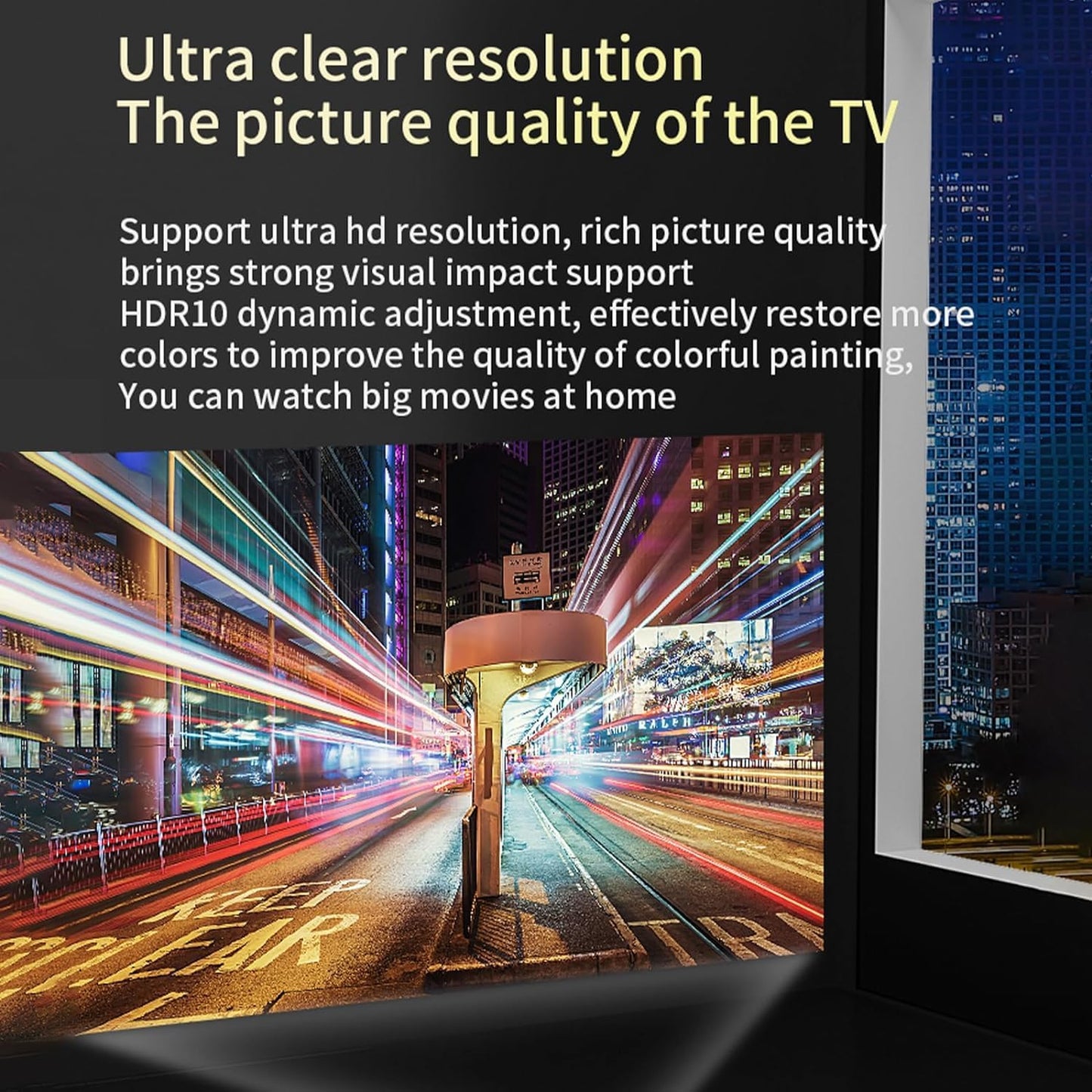 YOMYM Projector,1080P 5G