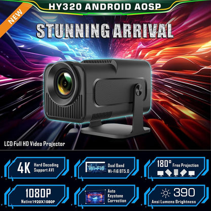 YOMYM Portable Auto Keystone Projector