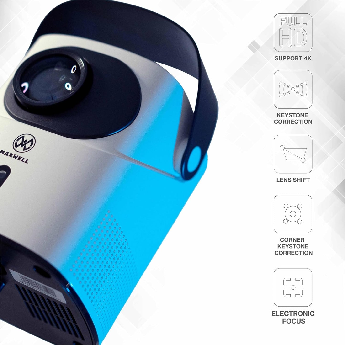 Maxwell Phantom Projector Supports 4k