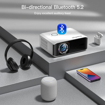 【AI Auto Focus &amp; Keystone】Projector 4K Supported