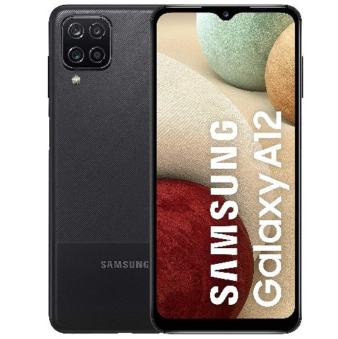 Samsung Galaxy A12 Smartphone 128GB, 4GB RAM, Dual Sim, Black Brand New