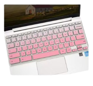 Generic Keyboard Protector Skin Compatible HP 14" Touchscreen Chromebook 14 ca 14 ak 14 db/HP Chromebook 14 G2 G3 G4 G5/HP Chromebook x360 11.6"/HP Chromebook 11 G2 G3 G4 G5 G6 EE Gradual Pink