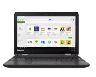 Lenovo Renewed - N23 Yoga X360 Chromebook ZA26 With 11.6-Inch Display, MediaTek MT8173C Processor/4 GB RAM/32 GB Emmc/PowerVR GX6250 Graphics English Black